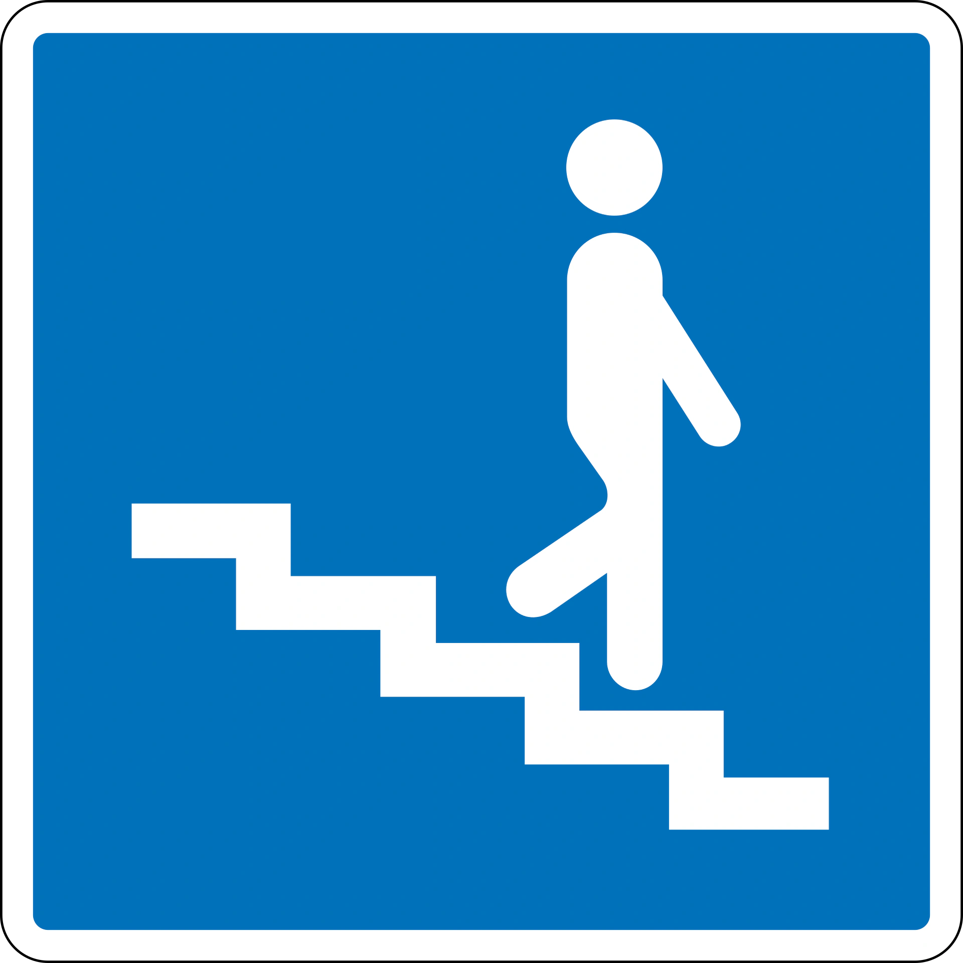 E26.2 - Fußgängertunnel Verkehrsschild