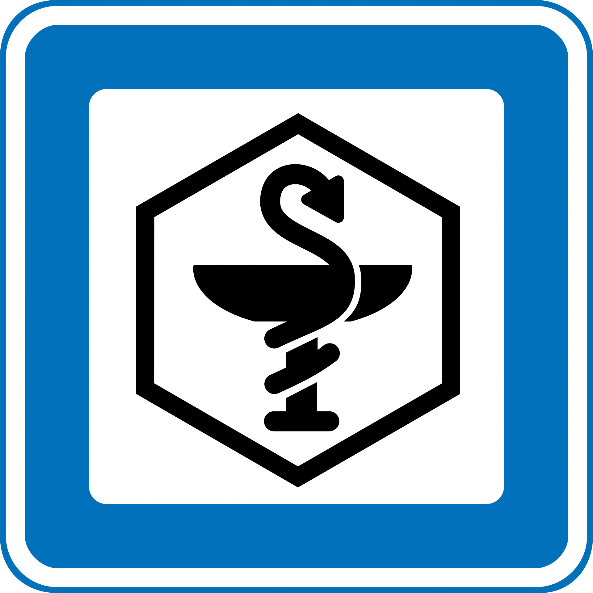 M132 - Apotheke Verkehrsschild