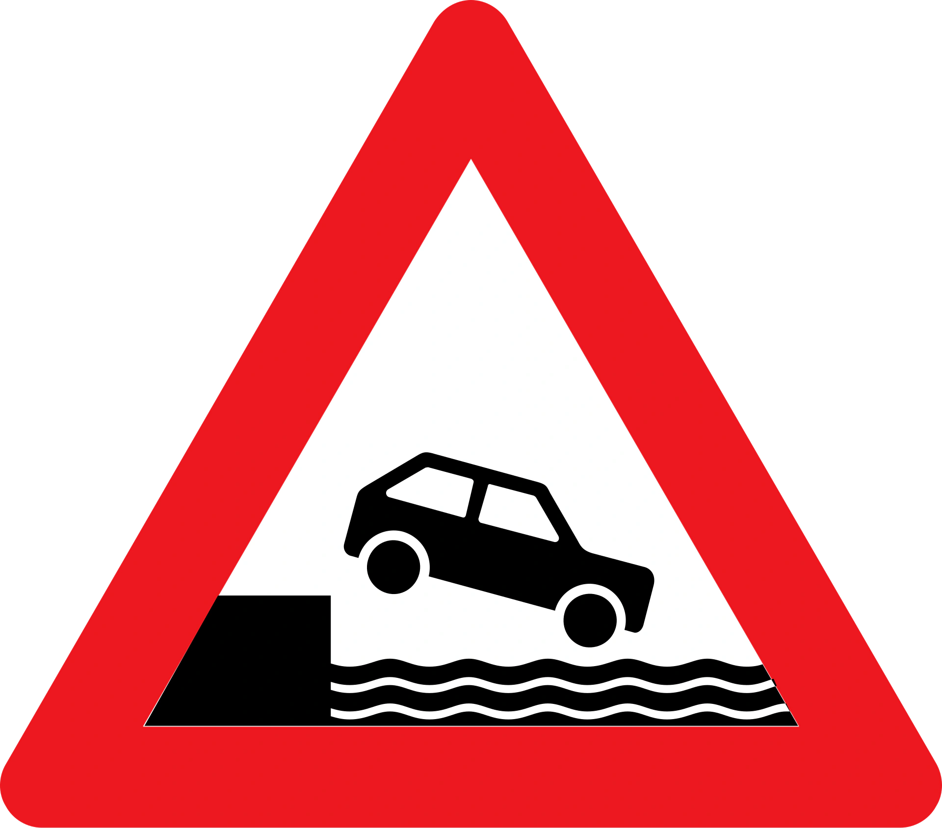 A92 - Kaimauer Verkehrsschild