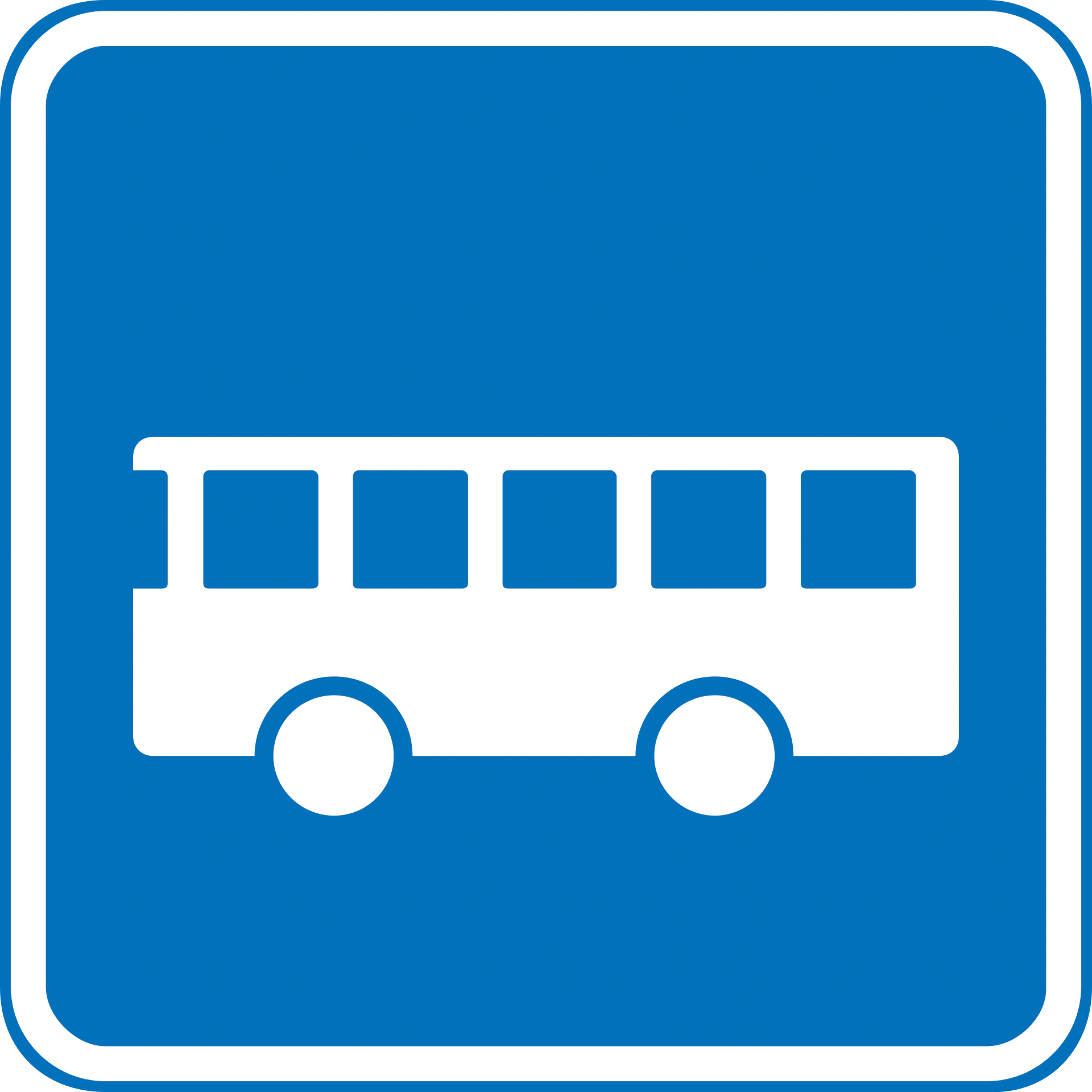 E22.4 - Empfohlene Route für Busse Verkehrsschild