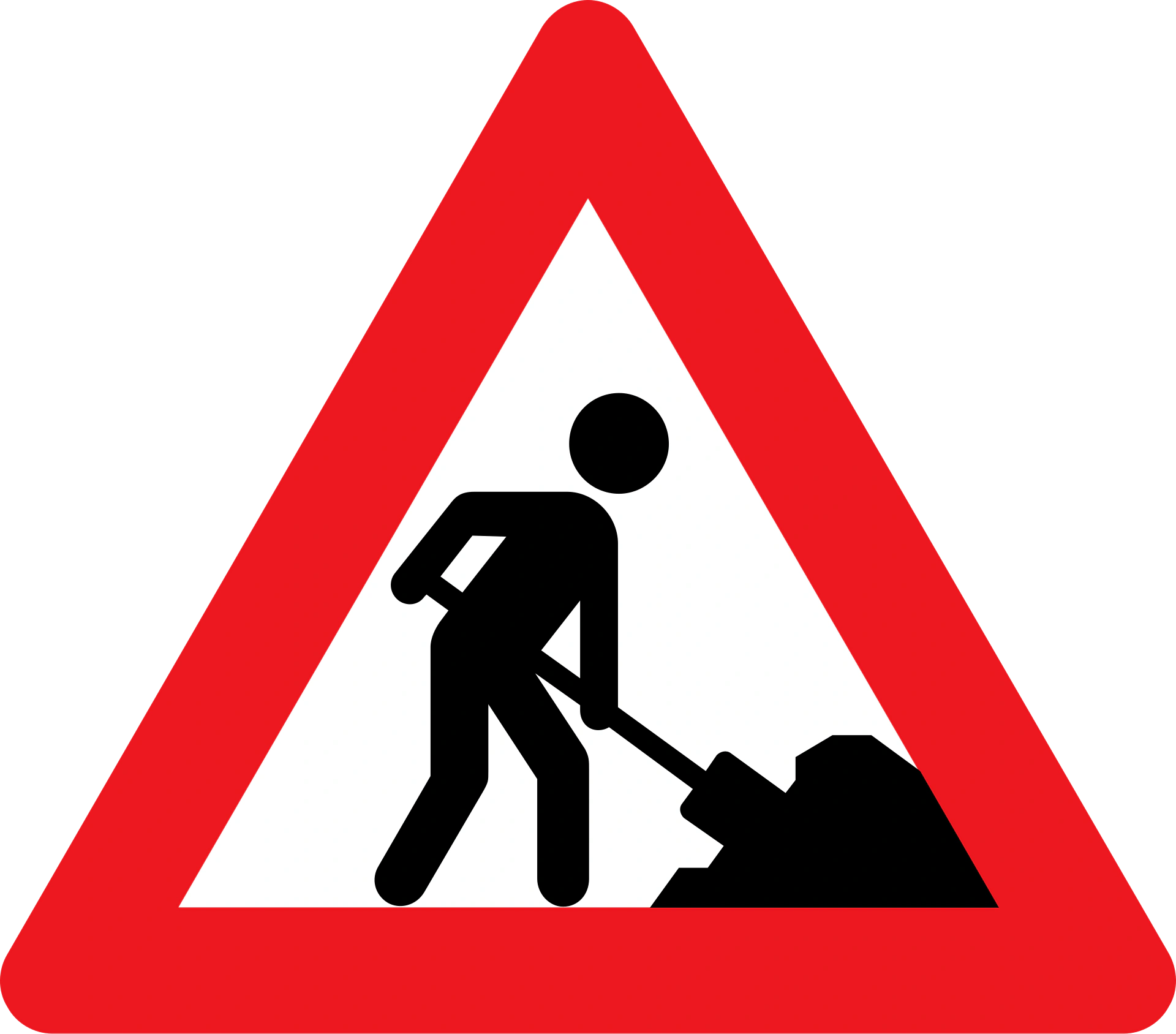 A39 - Baustelle Verkehrsschild