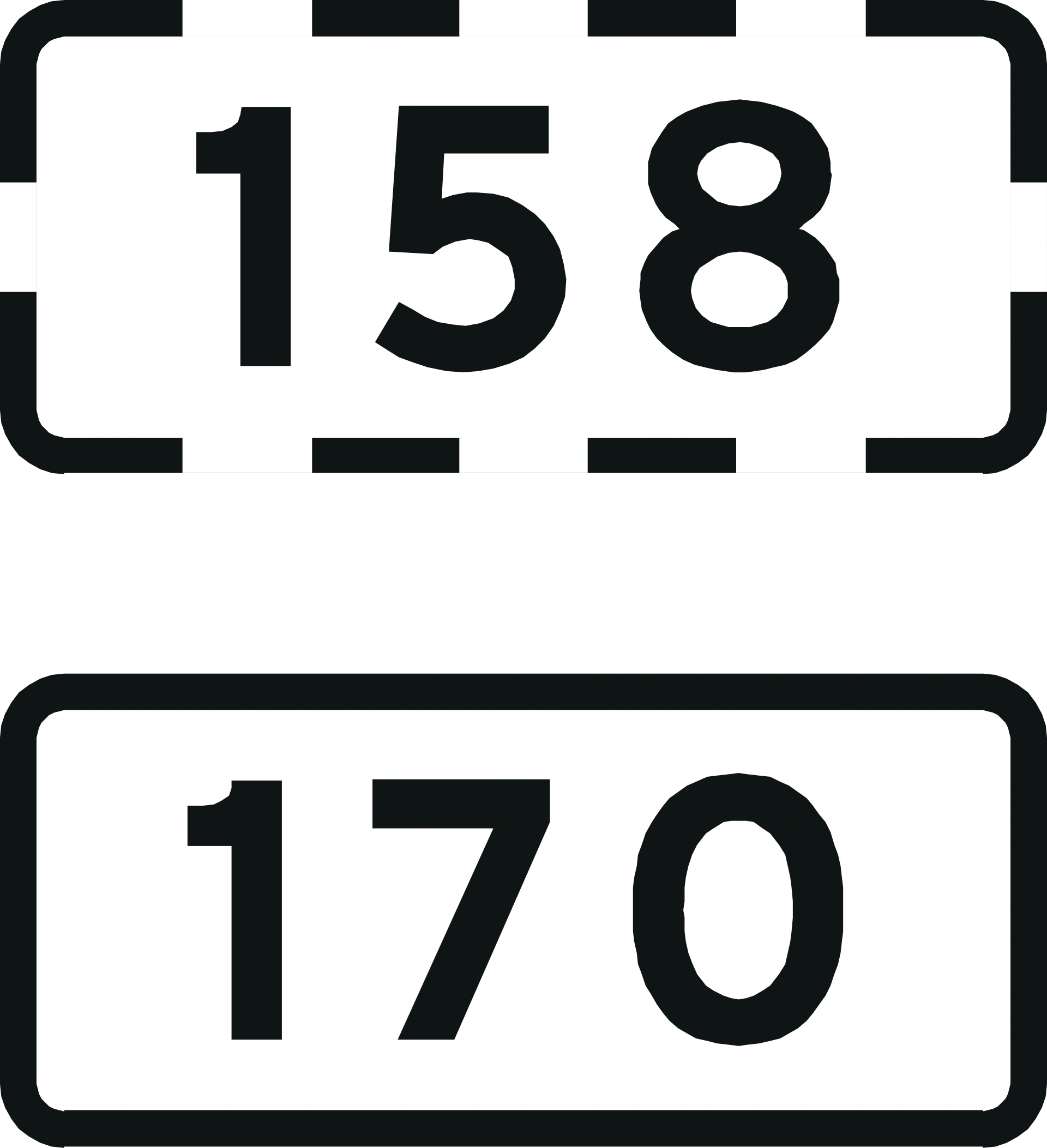 L43 - Sekundärroute Verkehrsschild