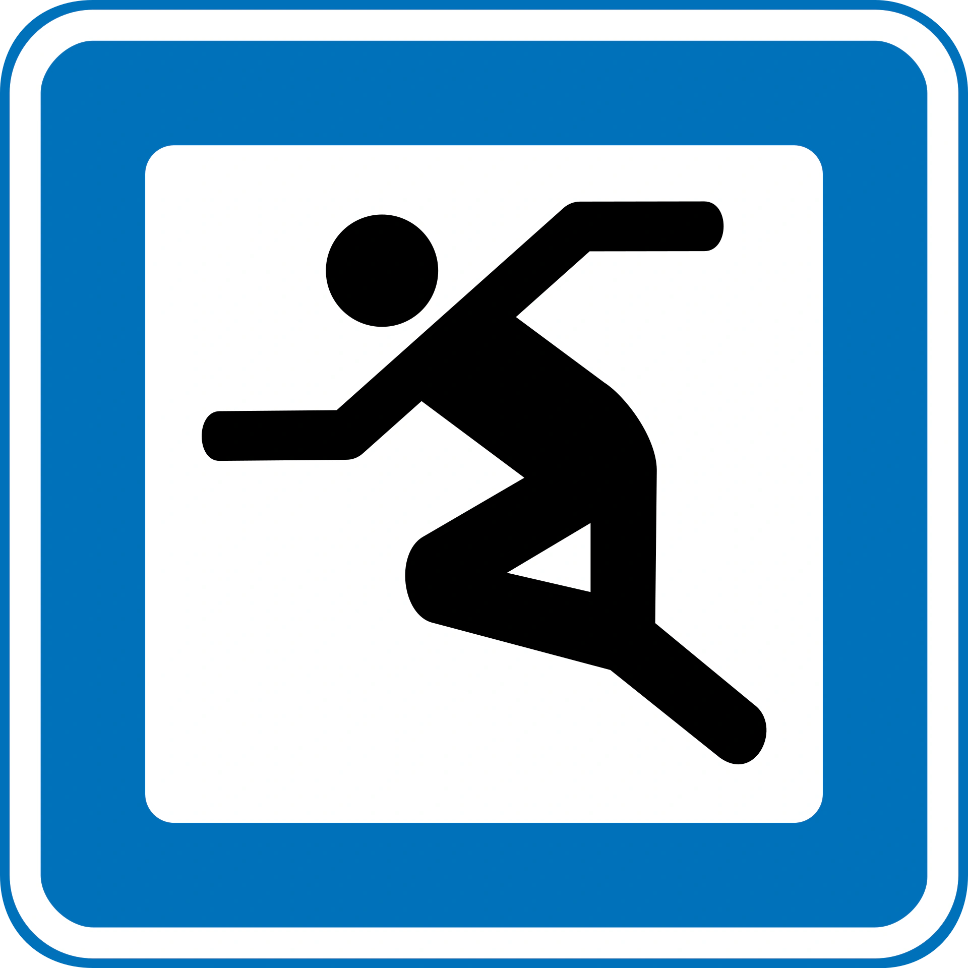M118 - Sportanlage Verkehrsschild