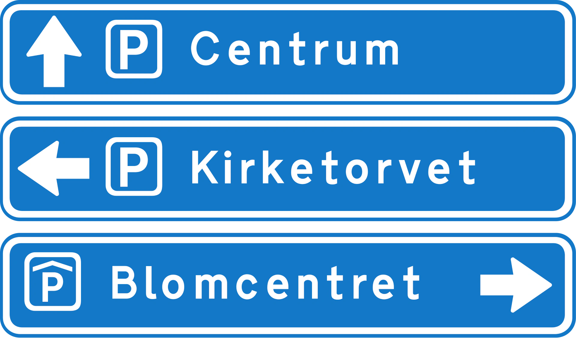 F33.2 - Gestapeltes Richtungsschild Verkehrsschild