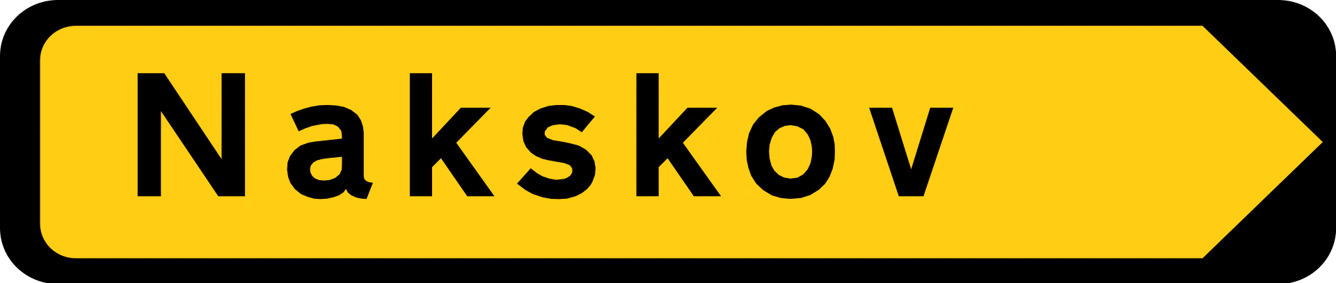 F14 - Temporäres Wegweiserschild Verkehrsschild