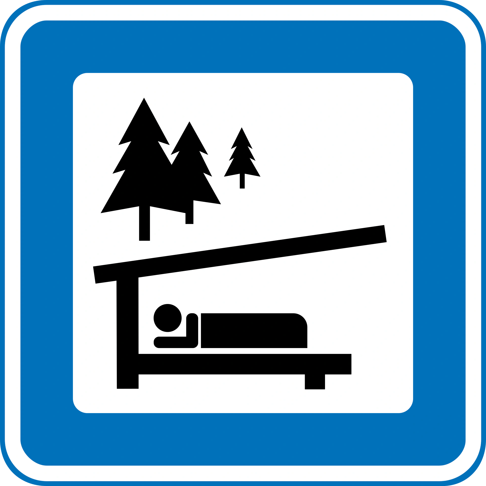 M117 - Rastplatz Verkehrsschild