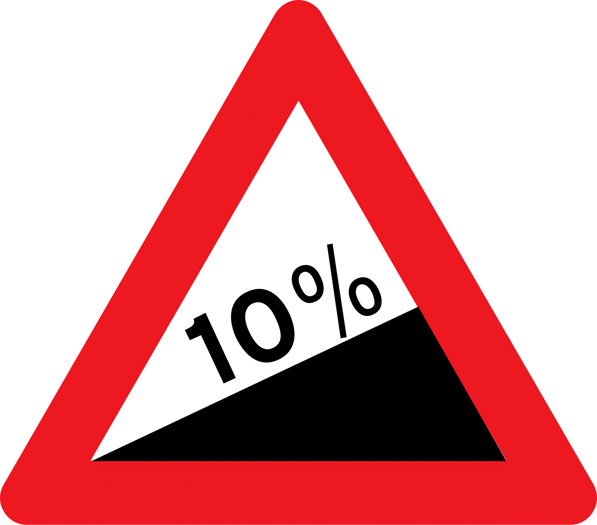 A46.2 - Steigung Verkehrsschild