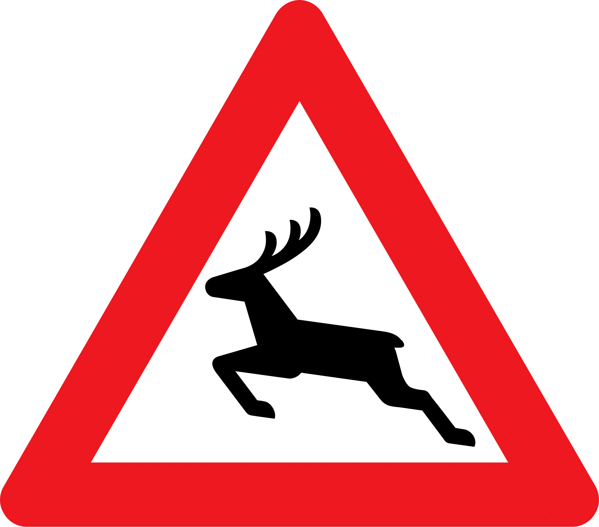 A26 - Wildtiere kreuzen Verkehrsschild