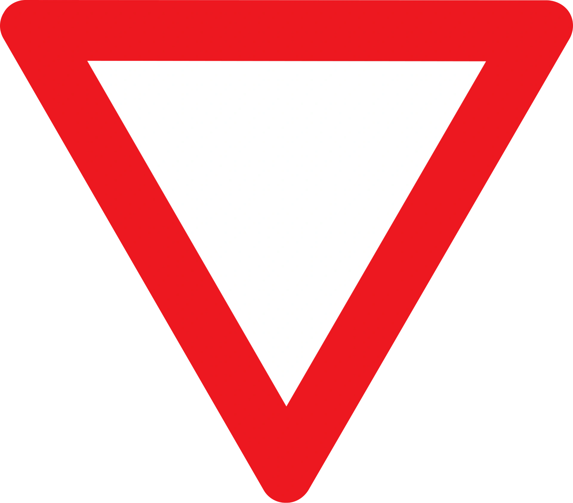 B11 - Vorfahrt gewähren Verkehrsschild