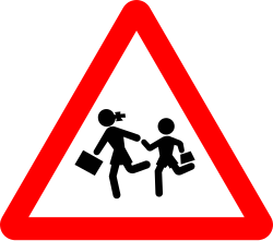 P-21 - Kinder Verkehrsschild