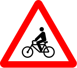 P-22b - Radfahrer Verkehrsschild