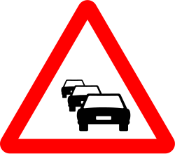 P-31 - Stau Verkehrsschild