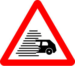 P-33 - Verminderte Sicht Verkehrsschild