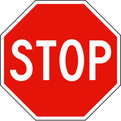 R-2 - Stop Verkehrsschild
