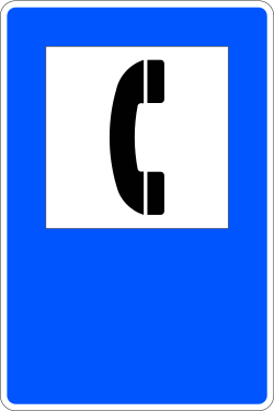 S-104 - Restaurant Verkehrsschild
