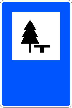 S-114 - Bushaltestelle Verkehrsschild