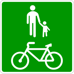 S-33 - sinal de trânsito Ciclovia