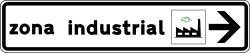 S-750 - Segnale stradale Zone di uso industriale