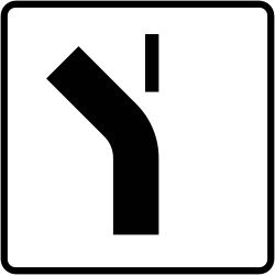 S-850 - Panneau routier Indication de la route à priorité