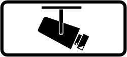 S-892 - Panneau routier Zone de vidéosurveillance