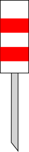 TB-7 - sinal de trânsito Marco/Poste