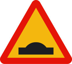 TP-15a - Schlagloch Verkehrsschild