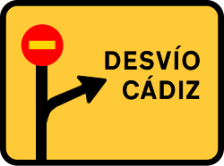 TS-210 - Segnale stradale Schizzo di deviazione per lavori in corso