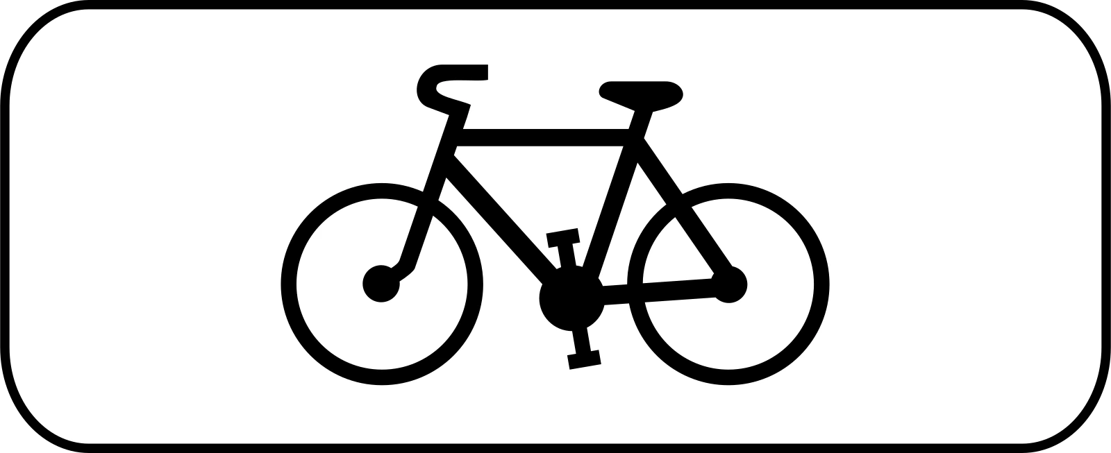 M4d - Panneau routier Vélos