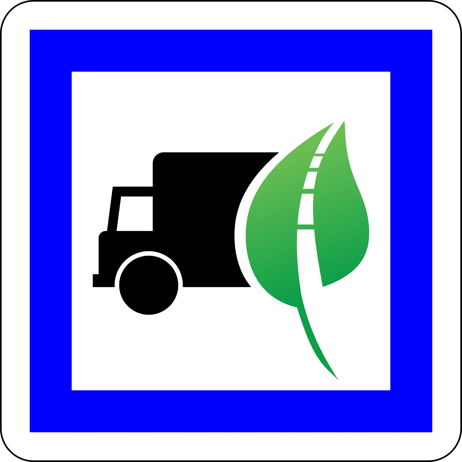 CE51 - Panneau routier Écotaxe poids lourds