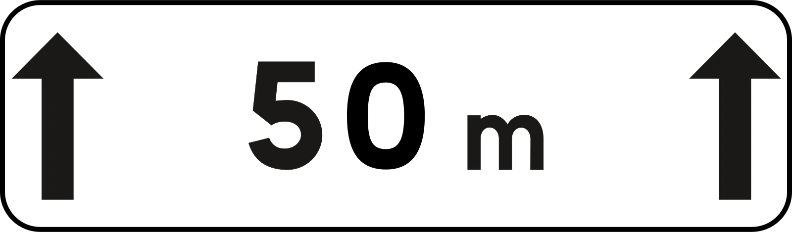 M2 - Panneau routier Étendue