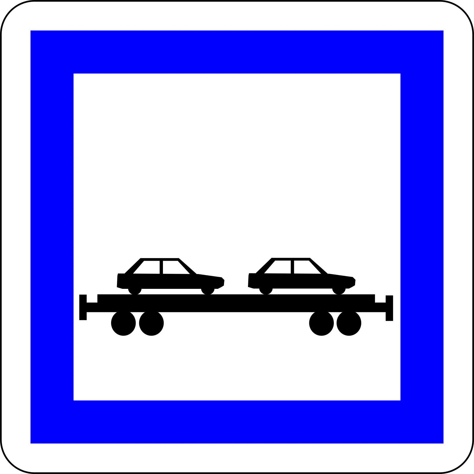 CE8 - Panneau routier Services Autoroutiers