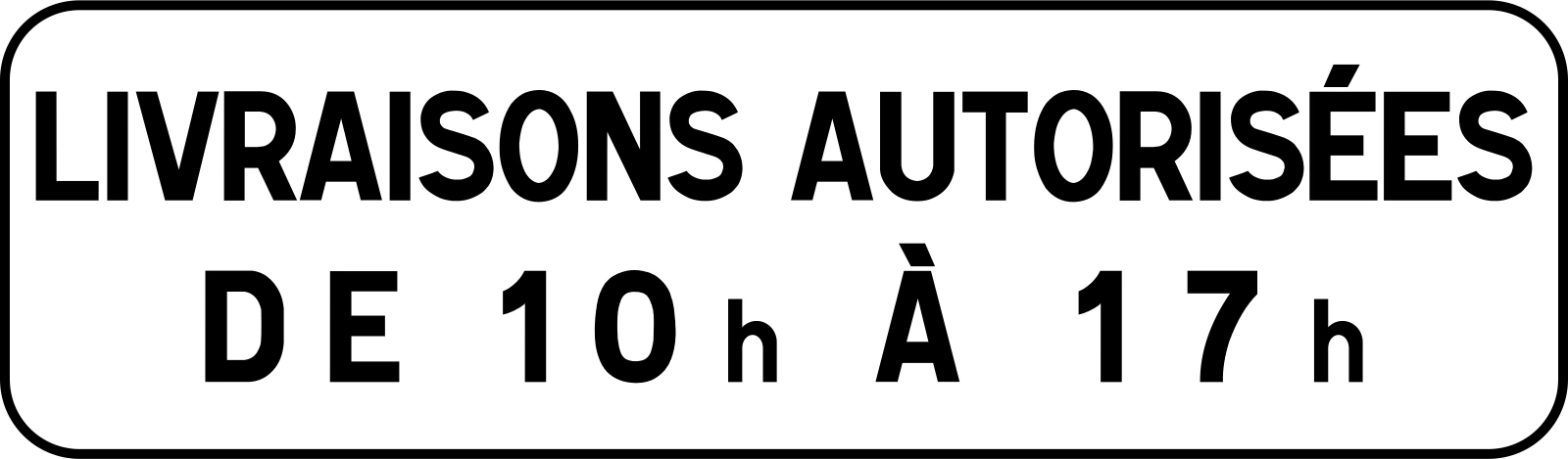 M11b - Panneau routier Autres restrictions en zone