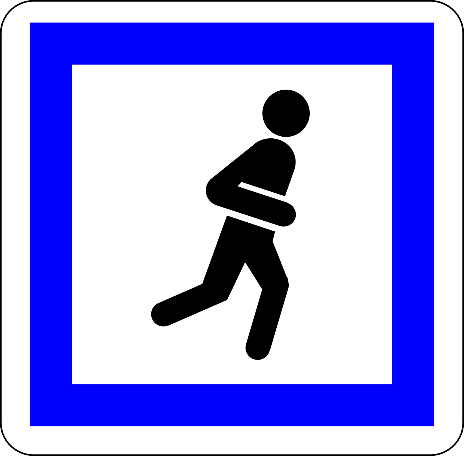 CE27 - Panneau routier Aire de repos