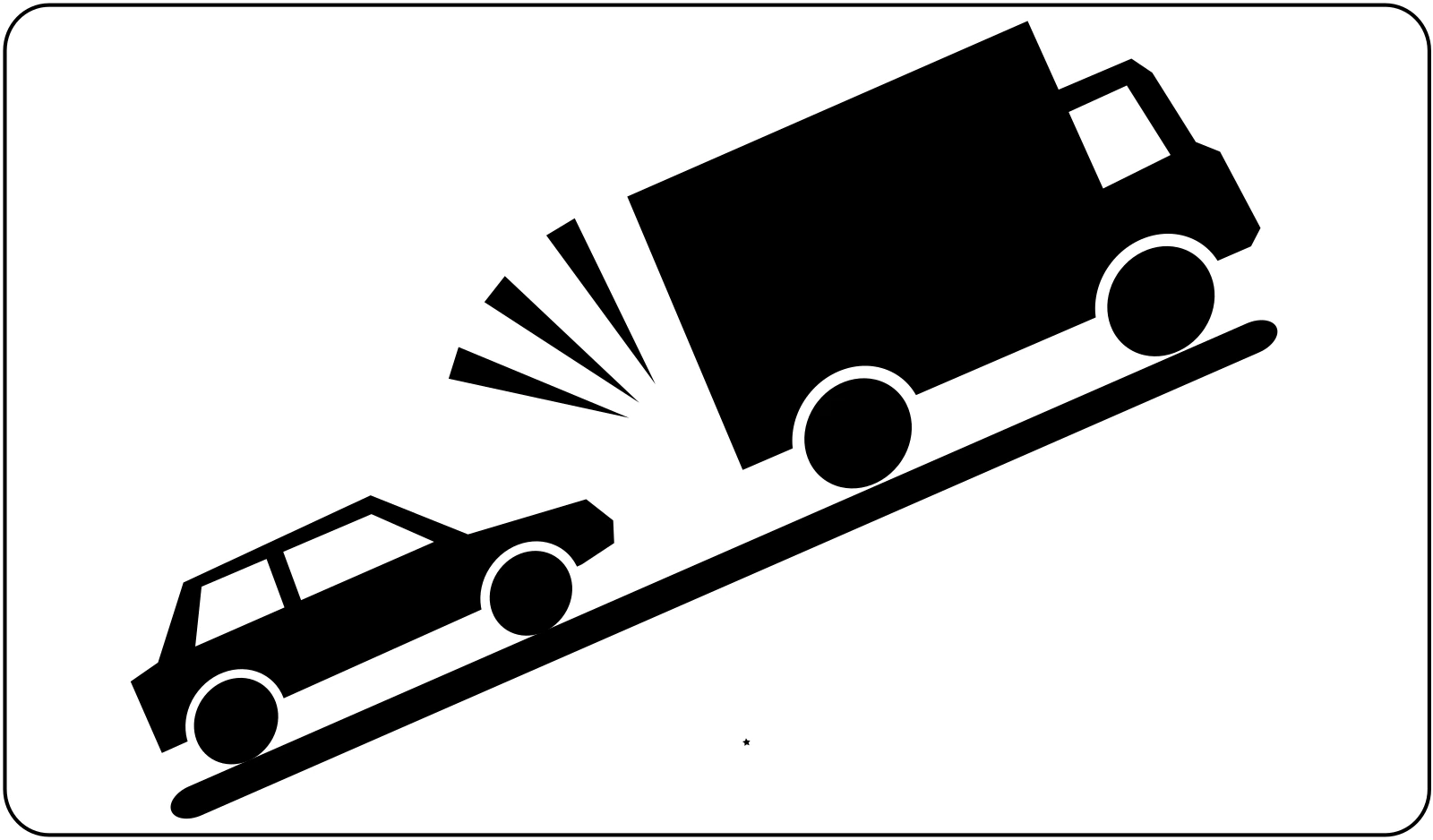 M9j - Panneau routier Risque d'accident