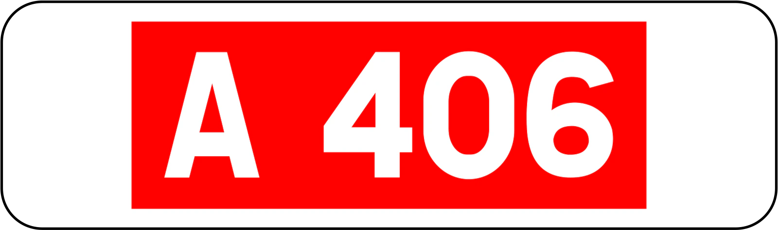 M10a - Panneau routier Numéro de route