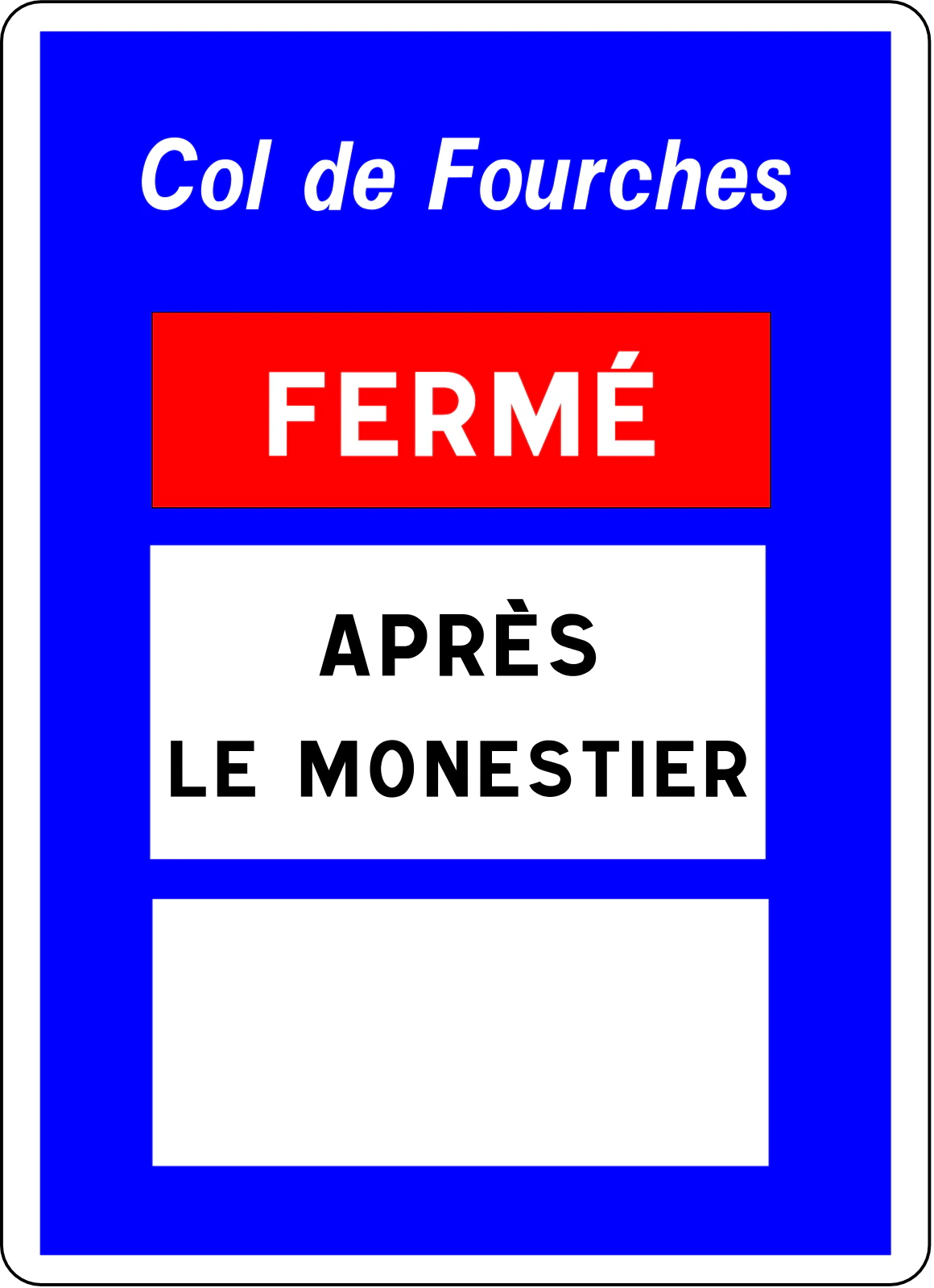 C14 - Panneau routier Restrictions d'usage de la route