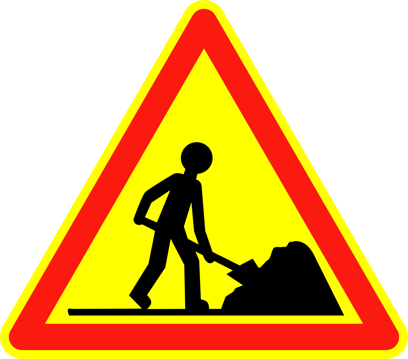 AK5 - Panneau routier Chantiers