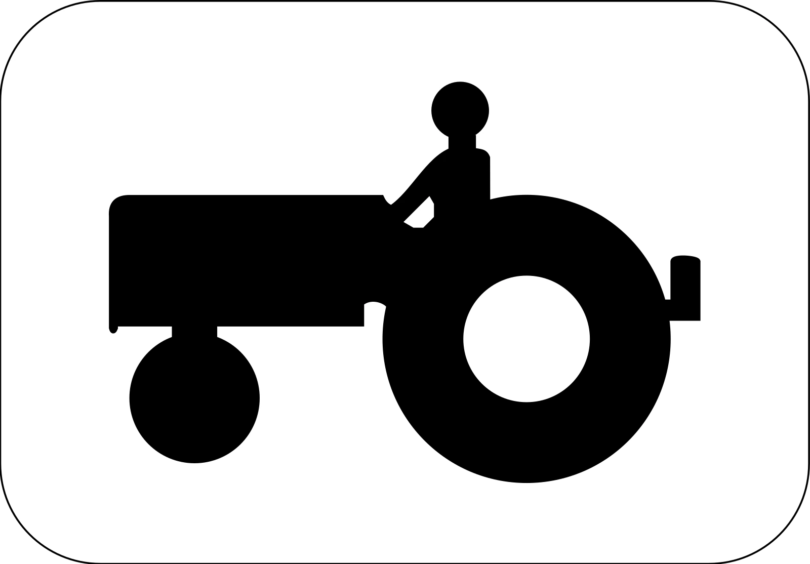 M4i - Panneau routier Tracteurs