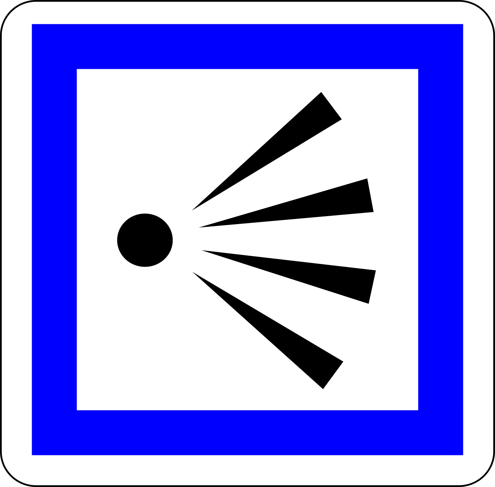 CE21 - Panneau routier Point de vue