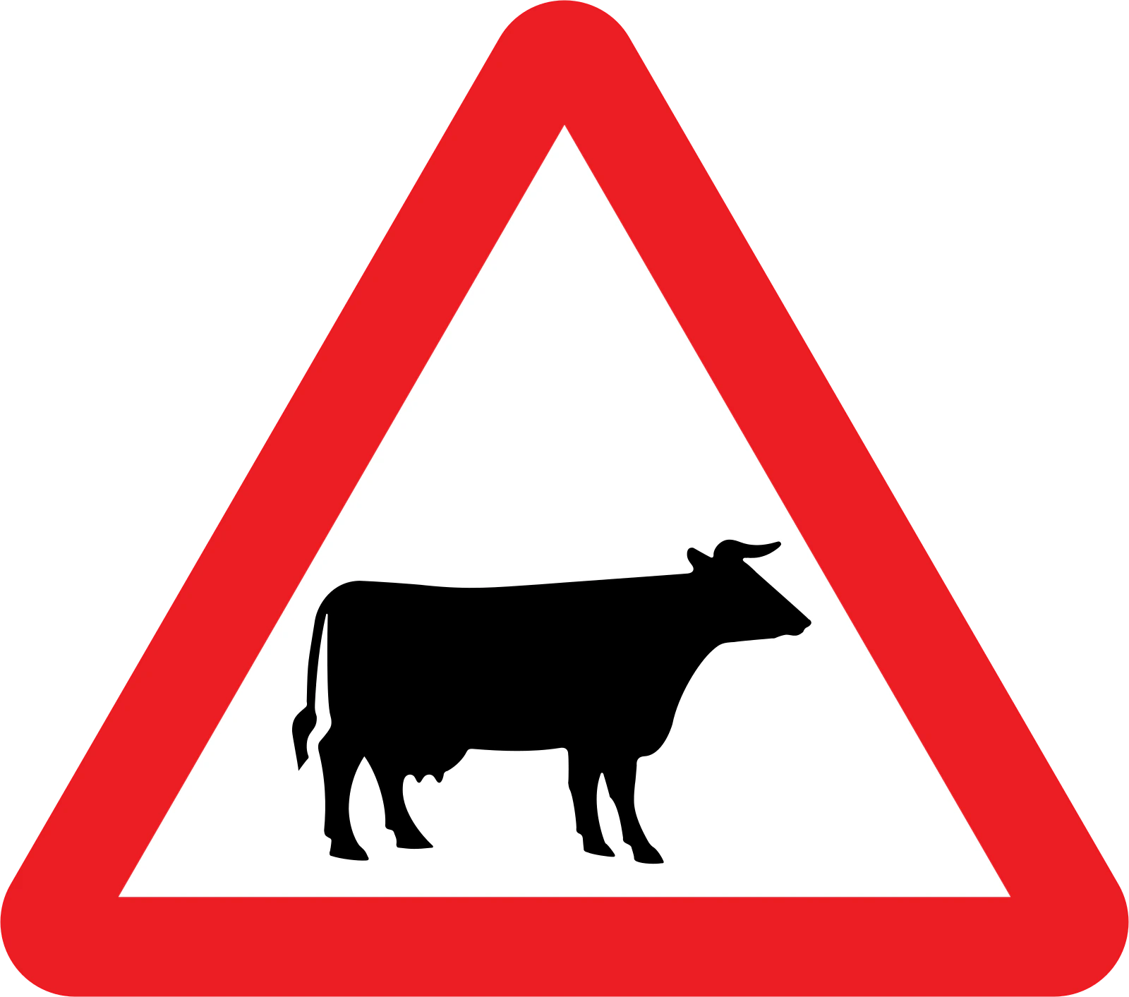 548 - Bydło znak drogowy
