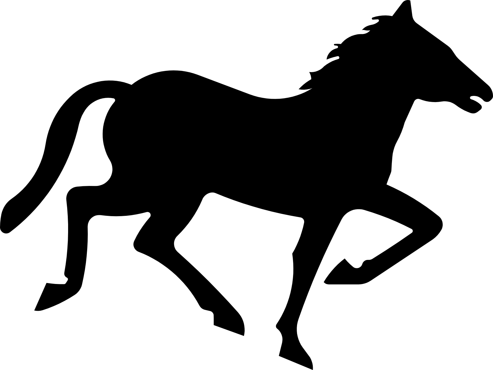 symbol-horses-2 - Konie znak drogowy