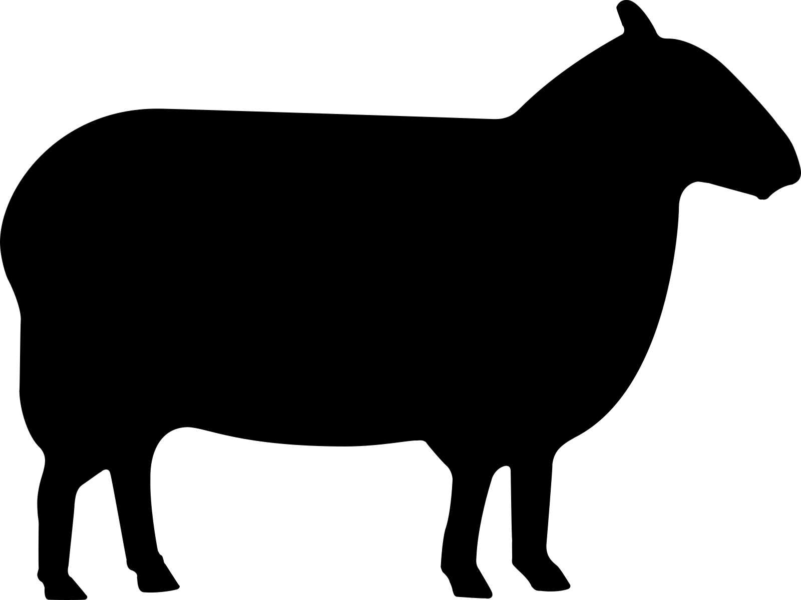 symbol-sheep-2 - Owce znak drogowy