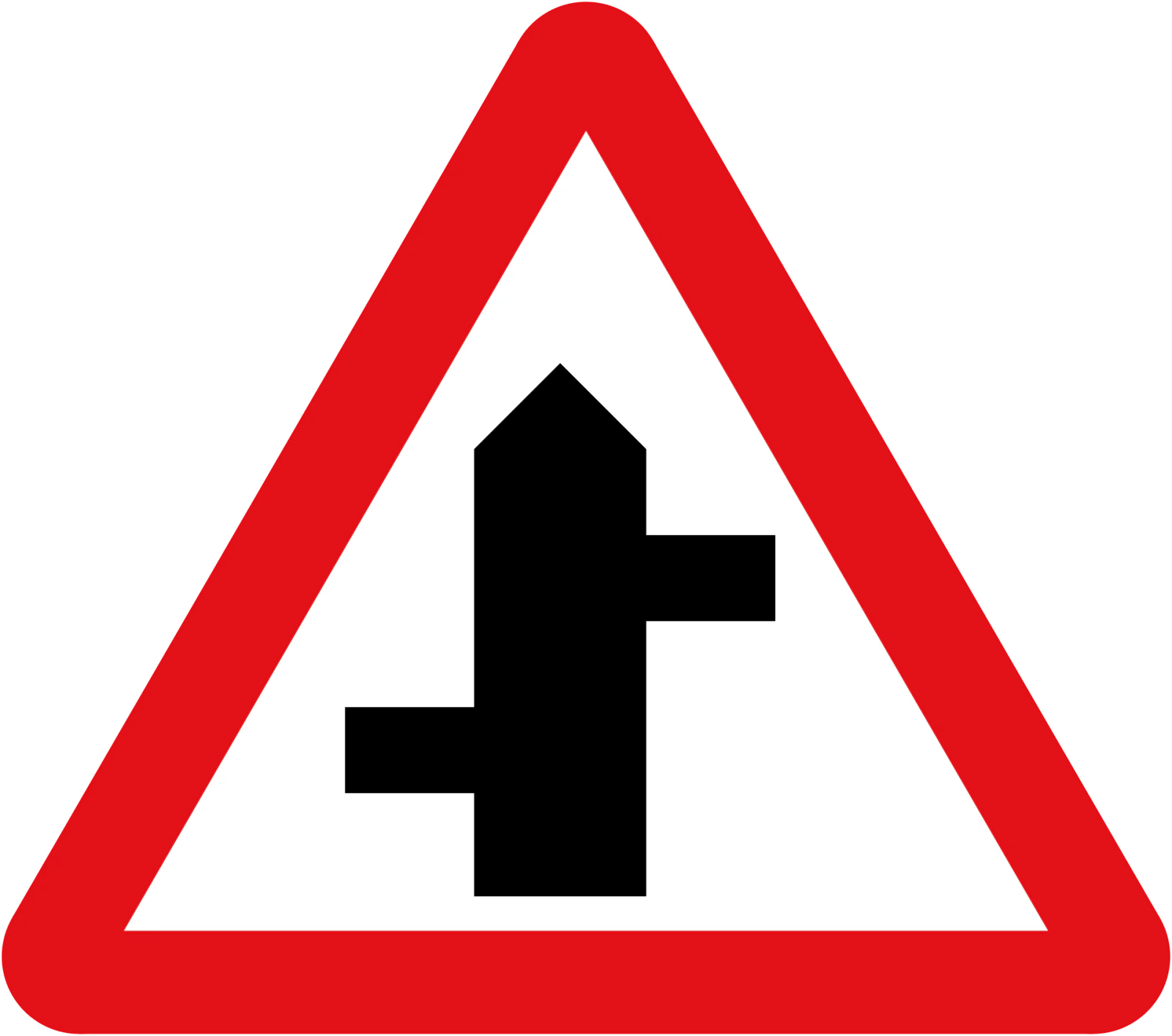 507.1 - Cruce escalonado señal de tráfico