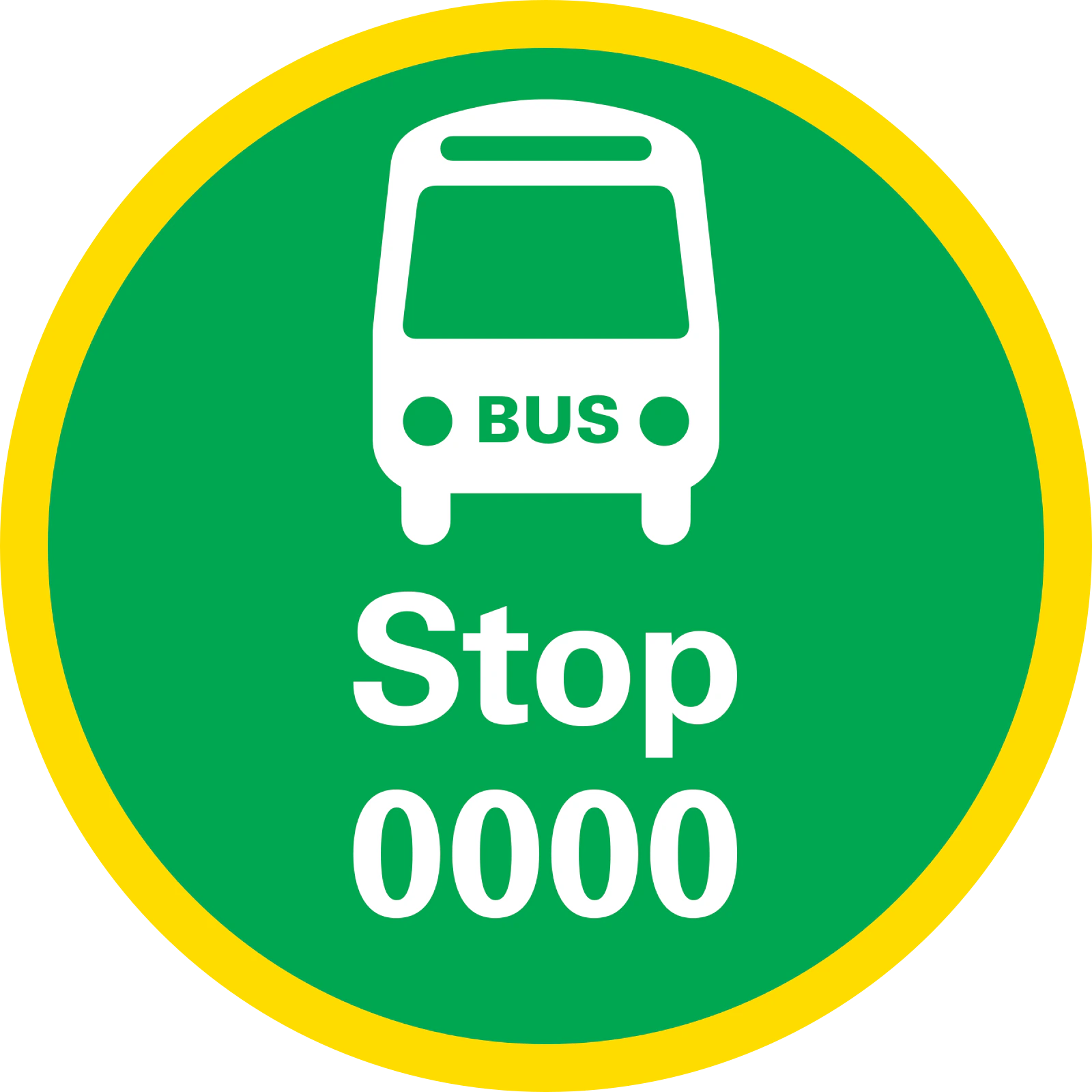 RUS-031 - Przystanek autobusowy (okrągły) znak drogowy