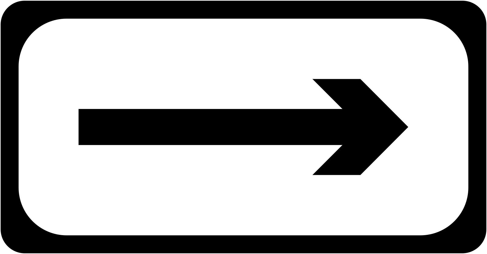 P-003R - Kierunek - Prawo znak drogowy