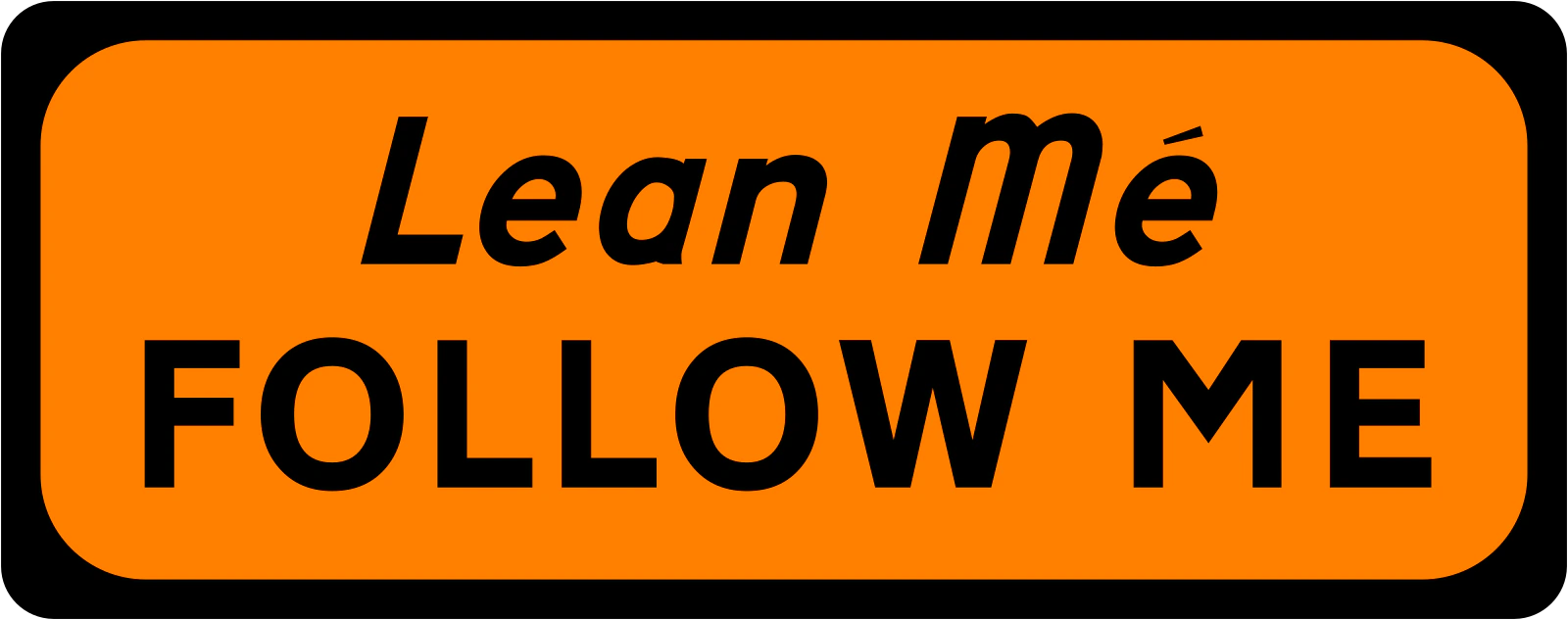 WK-099 - Follow Me znak drogowy