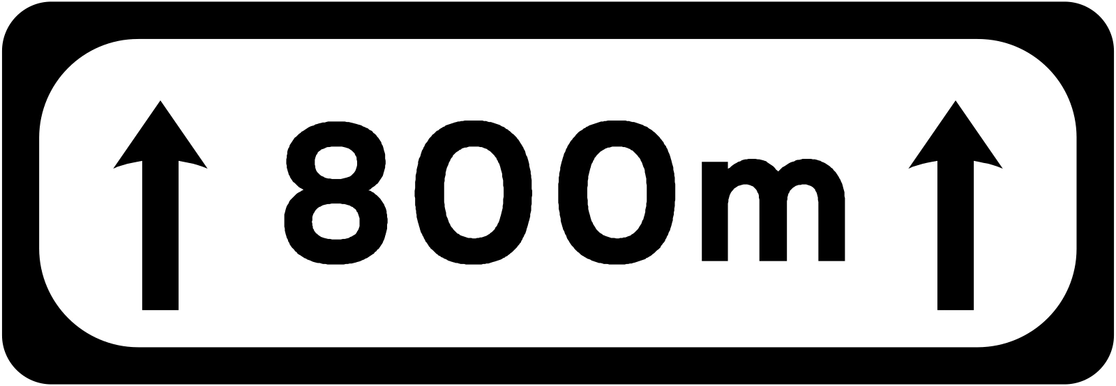 P-002 - Długość znak drogowy