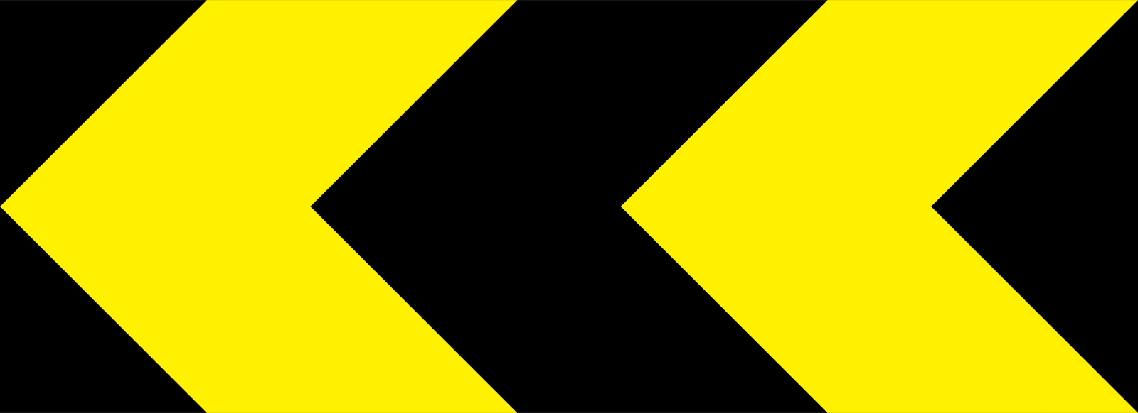 W-062L - Wielokrotnechevronów (dwa) - w lewo znak drogowy