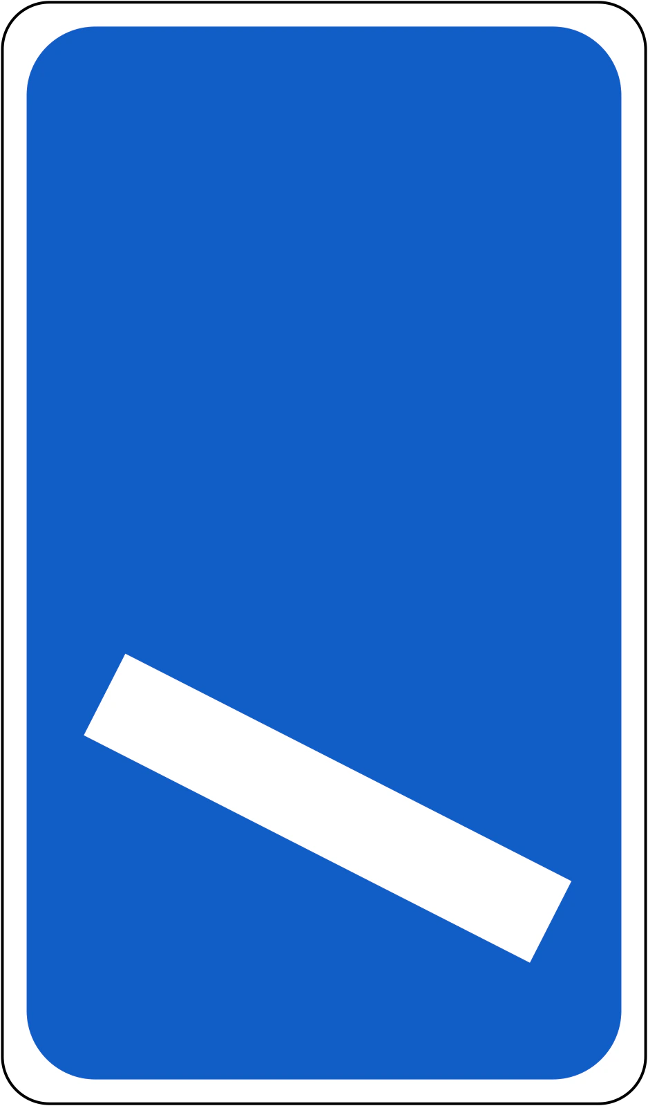 F-340 - Znak F 340.1 - Znak odliczania (autostrada, 100 m) znak drogowy