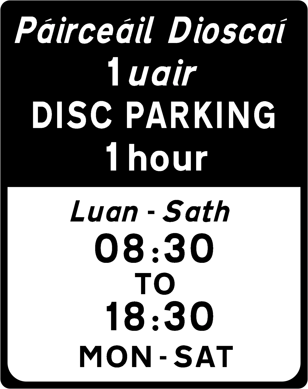 P-053 - Parking znak drogowy
